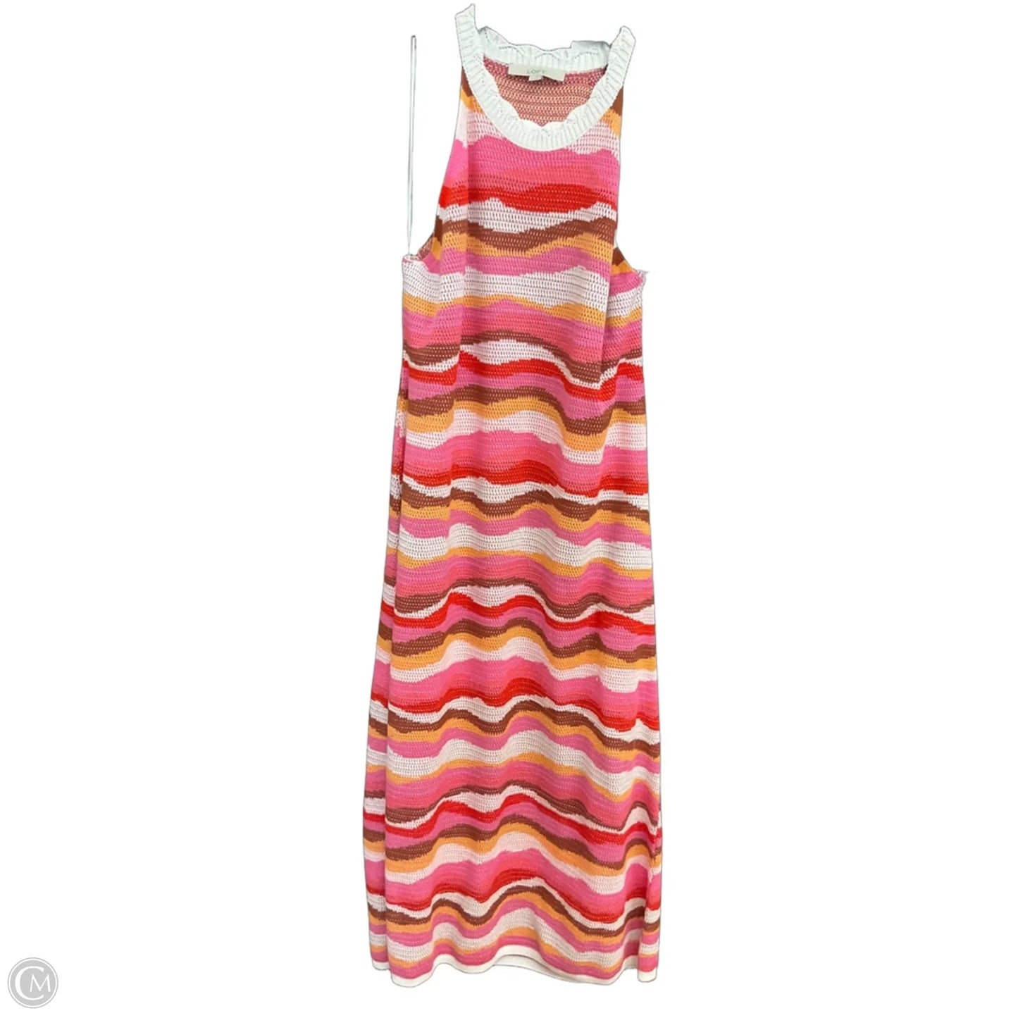 Dress Casual Maxi By Loft In Geometric Pattern, Size: Xl