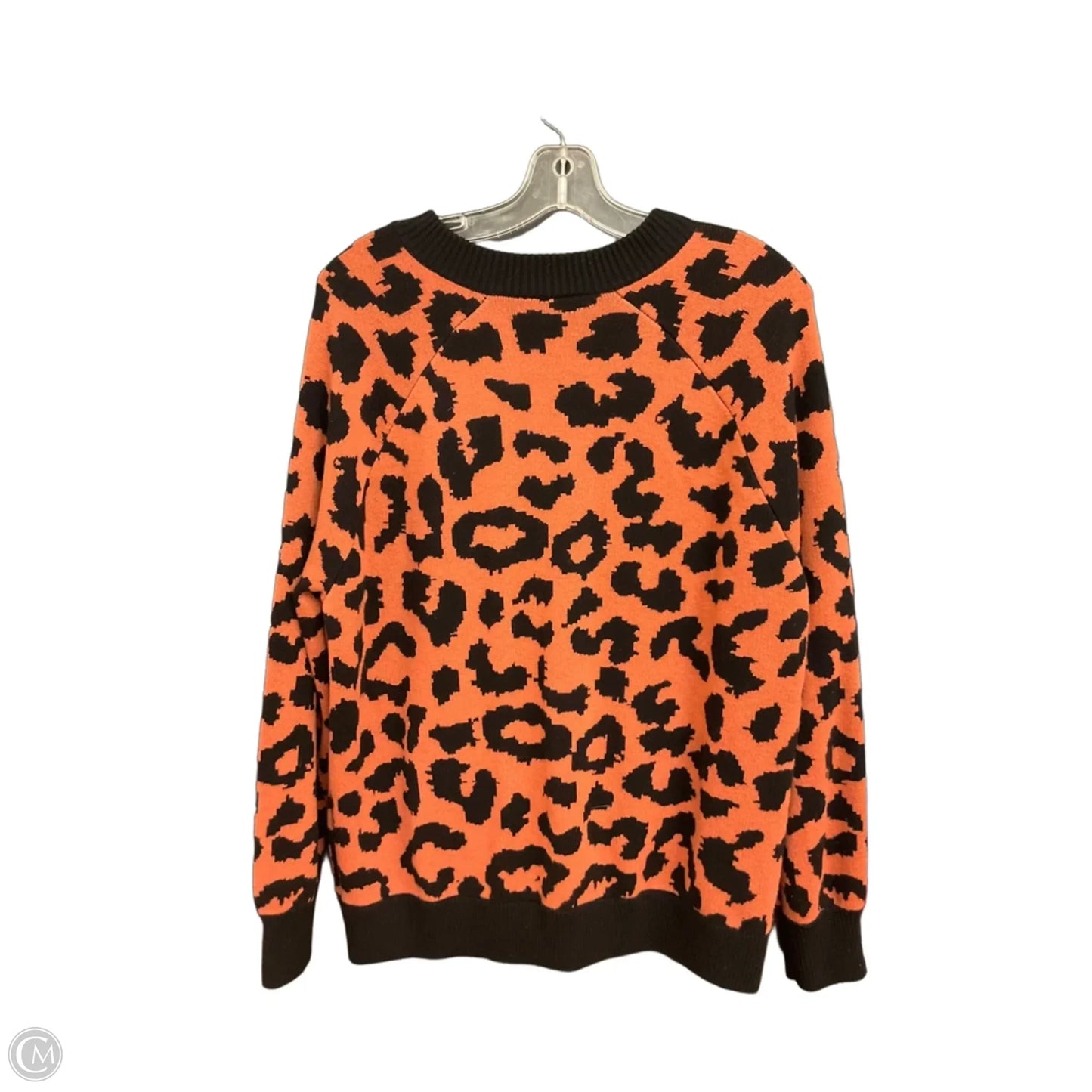 Sweater Cardigan By Torrid In Animal Print, Size: 0
