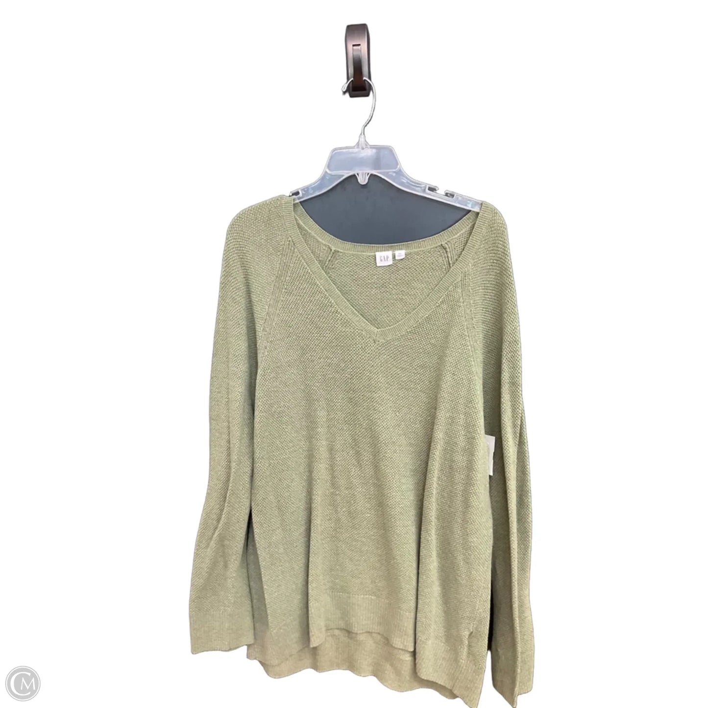 Top Long Sleeve By Gap In Green, Size: 2x