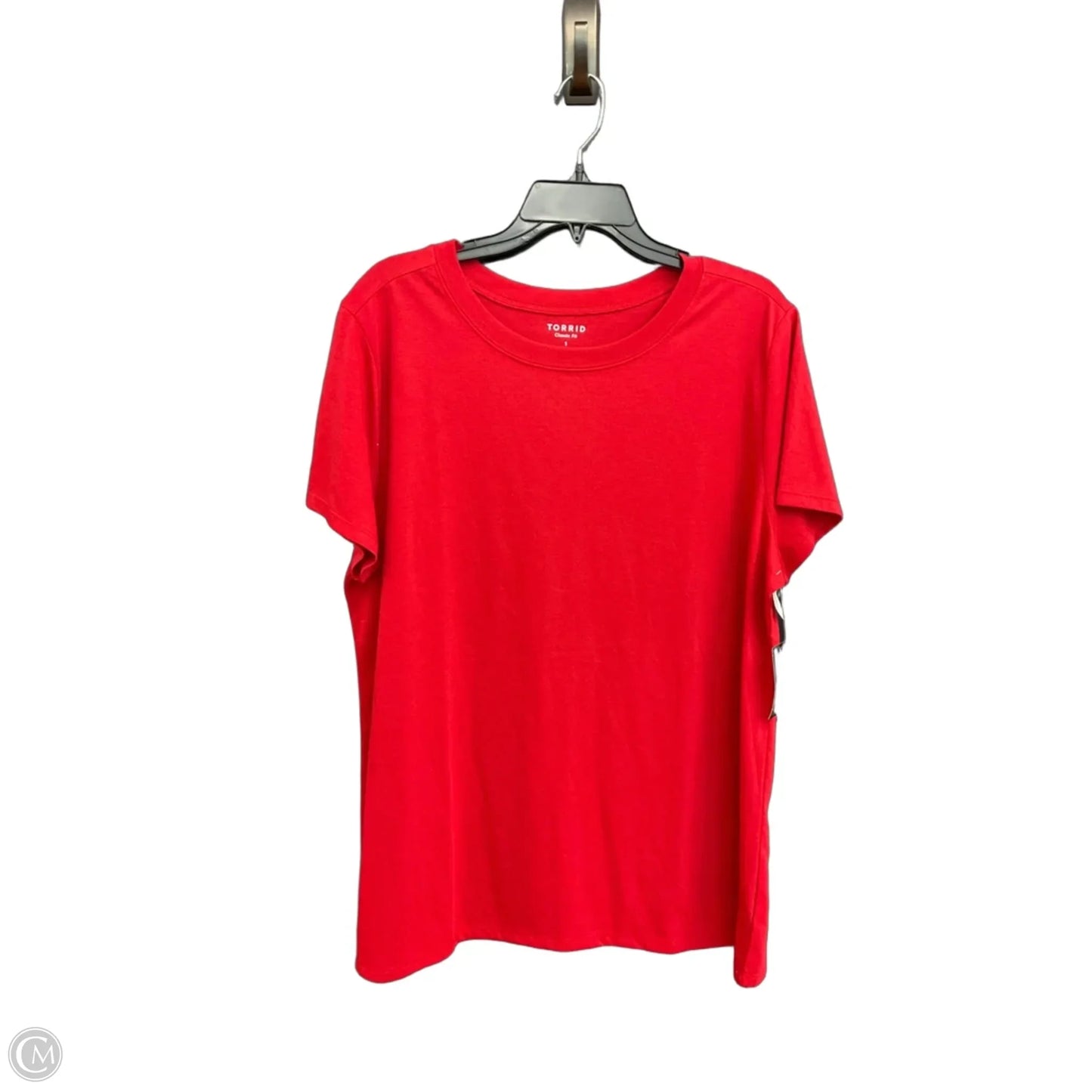 Top Short Sleeve By Torrid In Red, Size: 1x