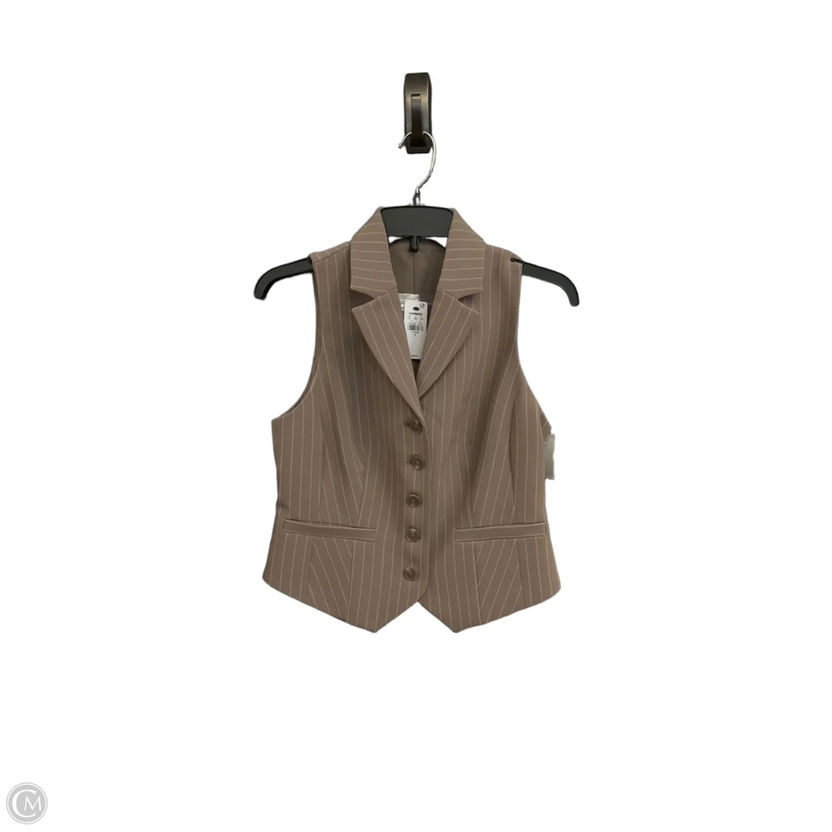 Vest Other By Express In Striped Pattern, Size: S