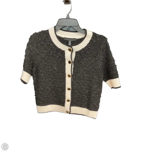 Sweater Cardigan By White House Black Market In Black & White, Size: Xs