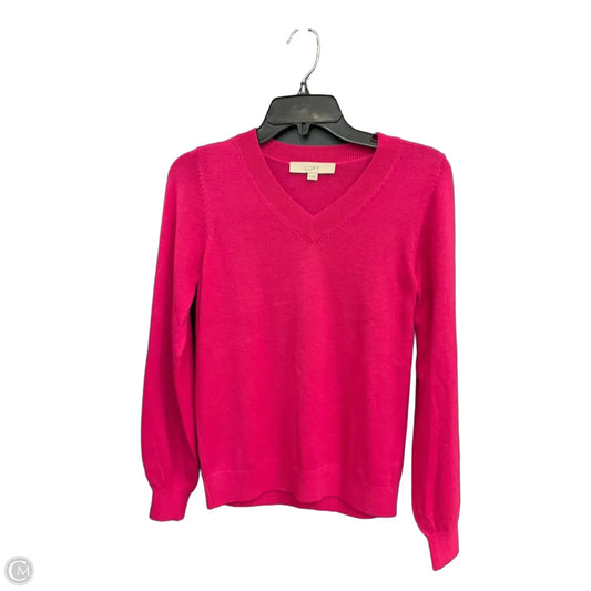 Sweater By Loft In Pink, Size: Xs