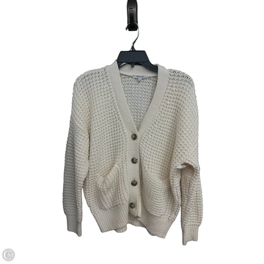Sweater Cardigan By Madewell In Cream, Size: Xs