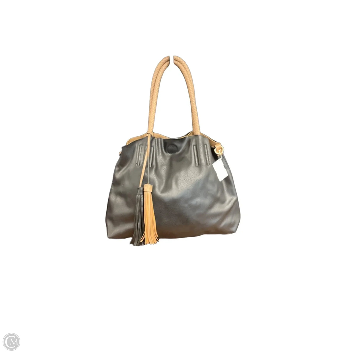 Handbag Leather By Cmc, Size: Large
