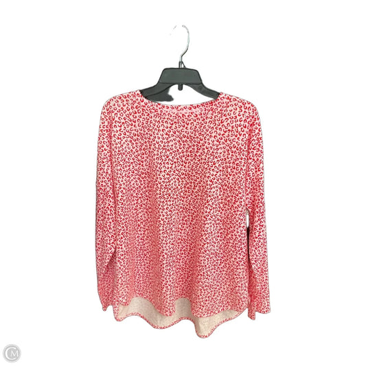 Top Long Sleeve By Crown And Ivy In Pink, Size: Xl