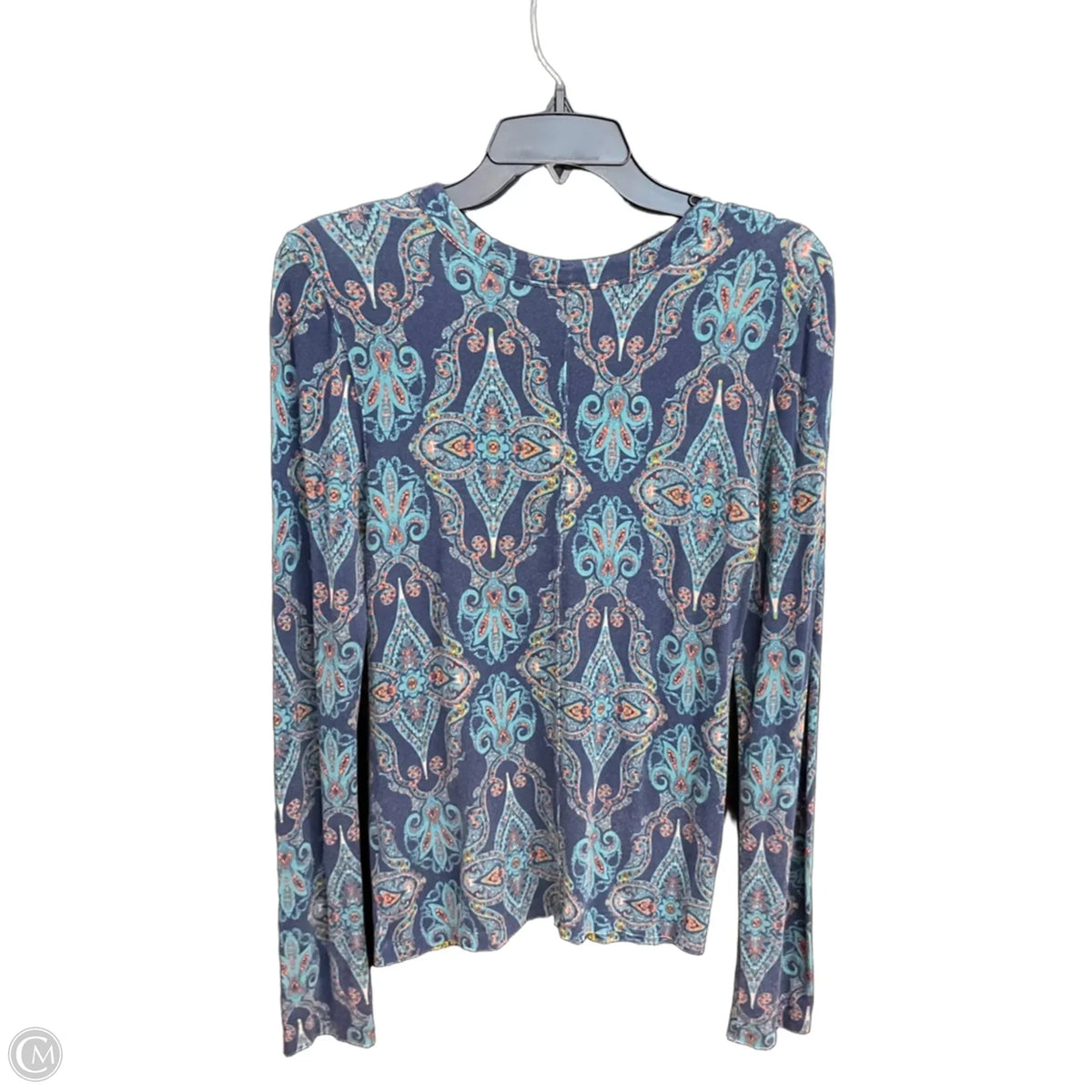 Top Long Sleeve By Free People In Geometric Pattern, Size: M