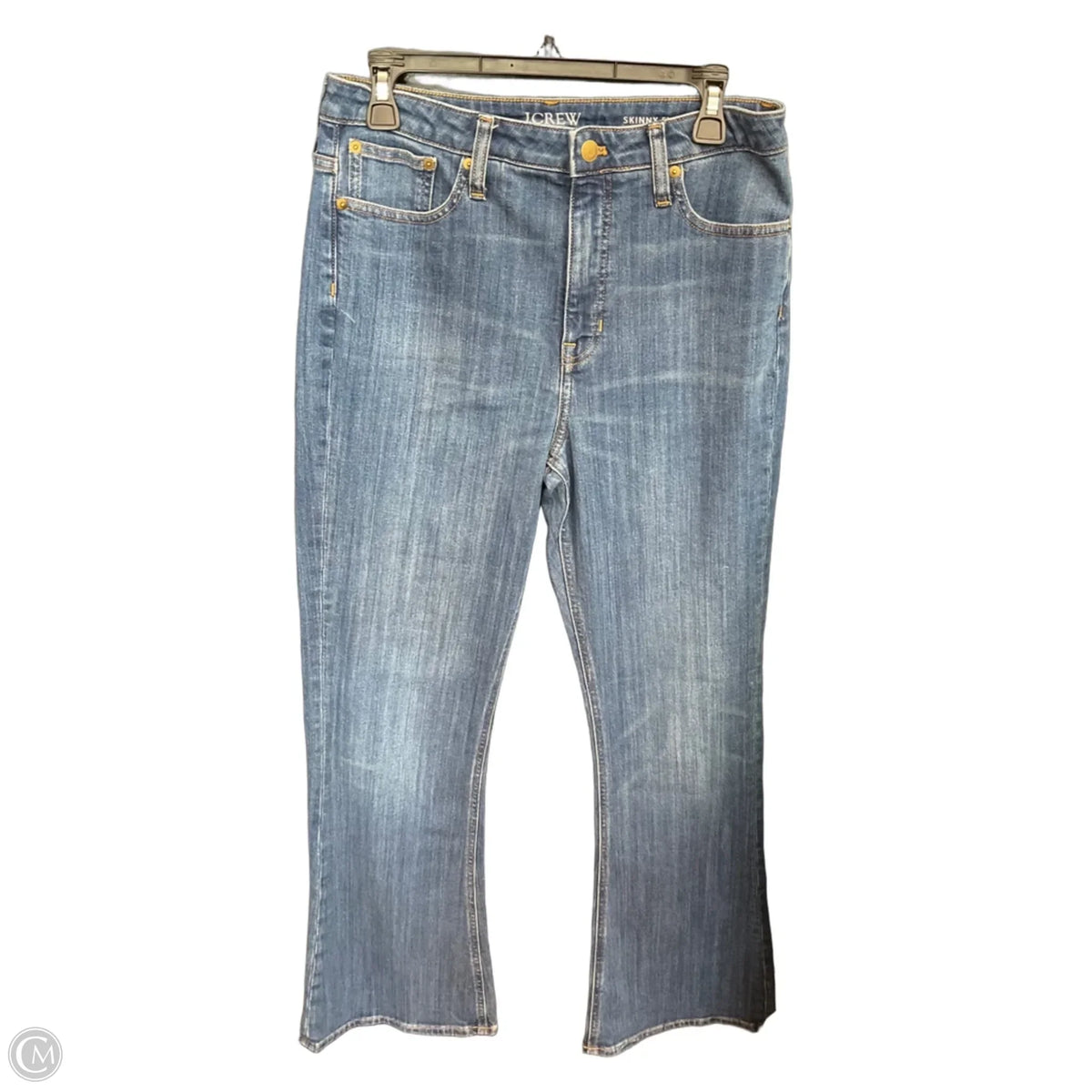 Jeans Flared By J. Crew In Blue Denim, Size: 6