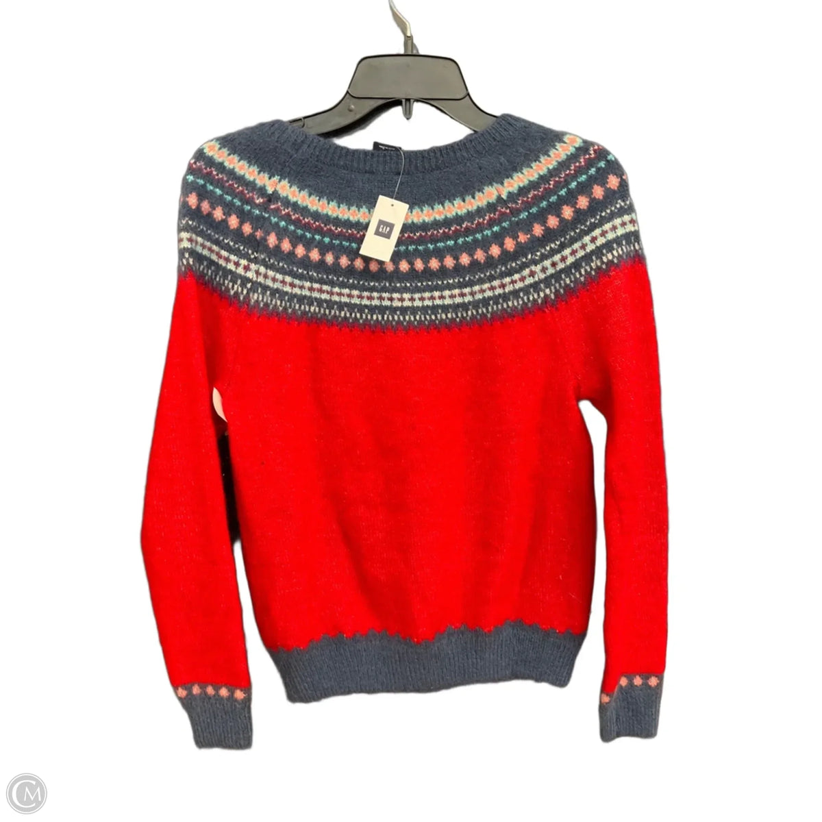 Sweater By Gap In Red, Size: M