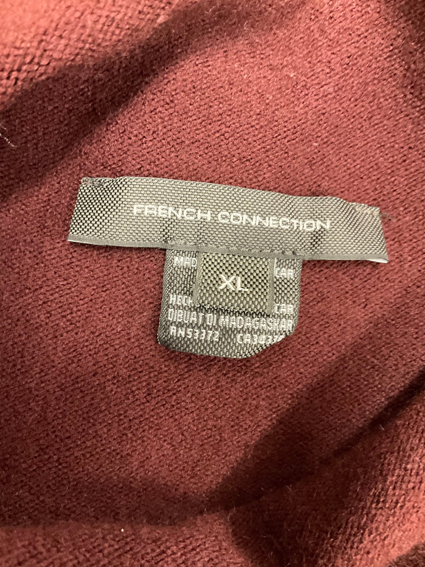 Rust Top Long Sleeve French Connection, Size Xl