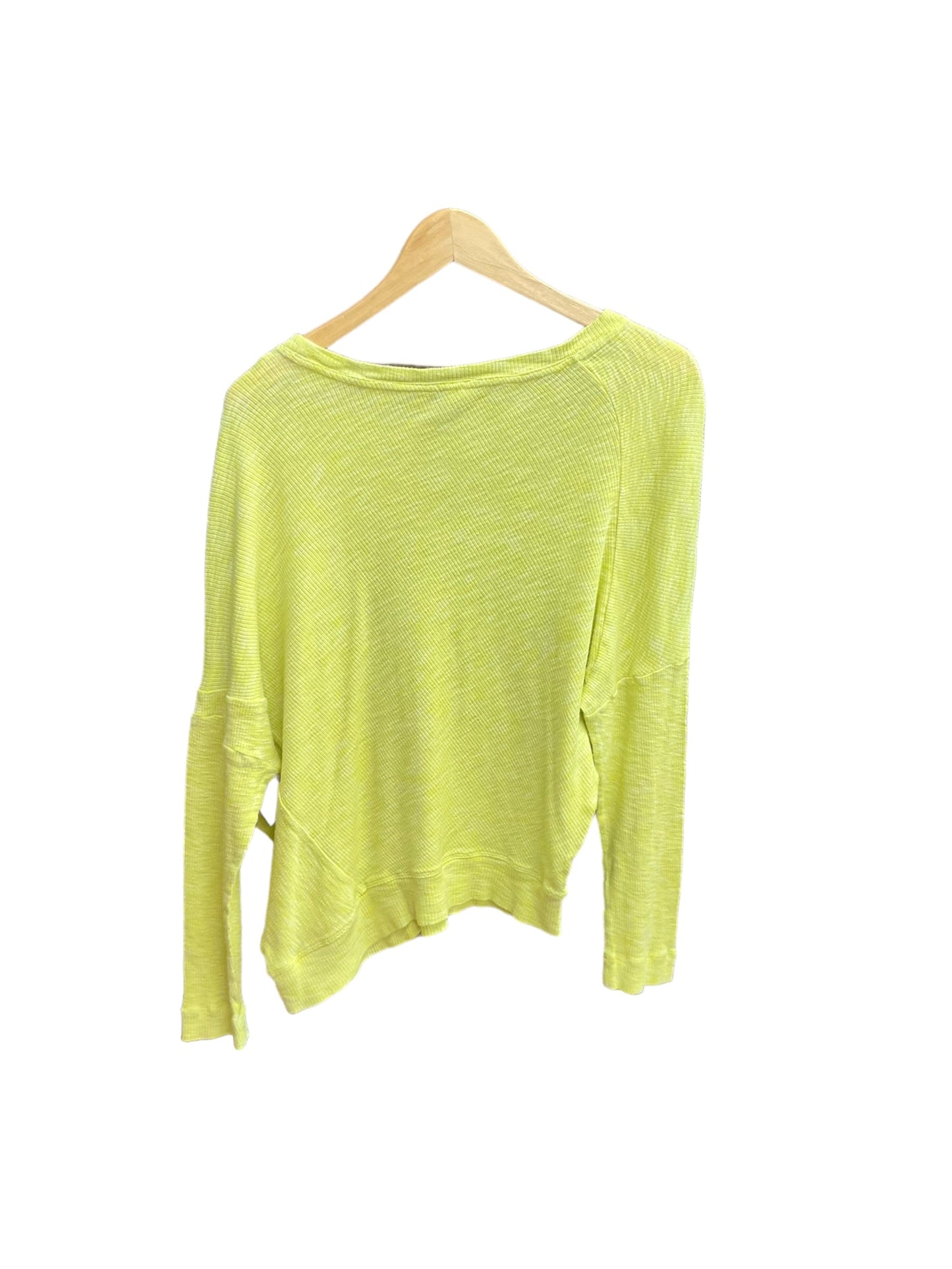 Yellow Top Long Sleeve Anthropologie, Size S