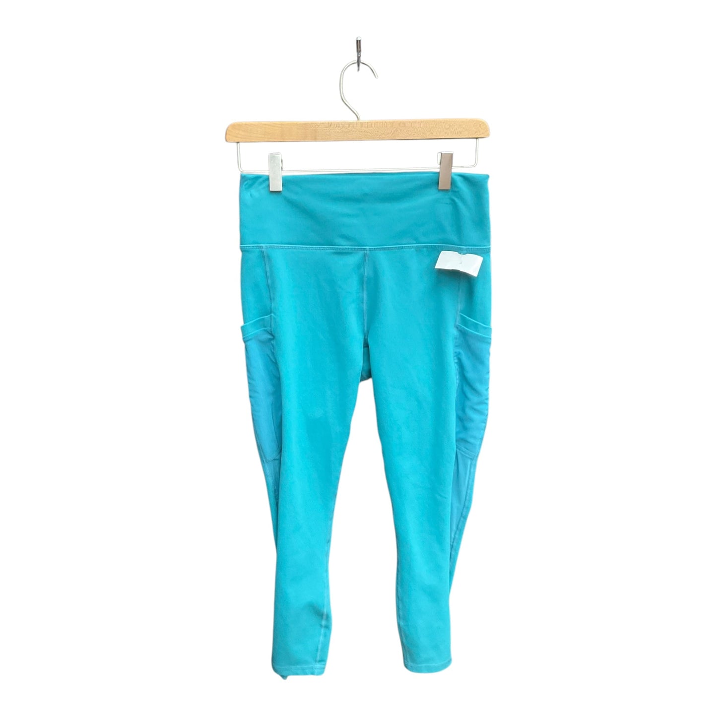 Athletic Capris By Fabletics In Aqua, Size: M