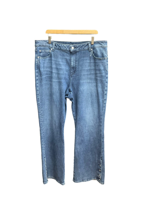 Denim Jeans Flared Michael By Michael Kors, Size 16