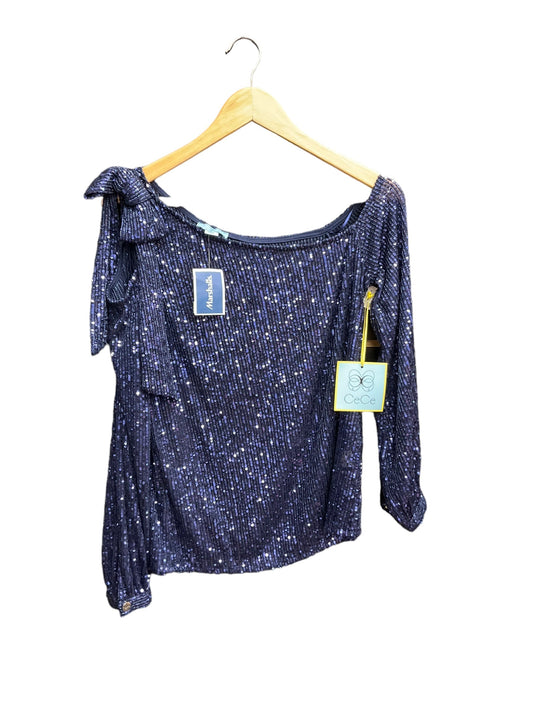 Blue Top Long Sleeve Cece, Size S