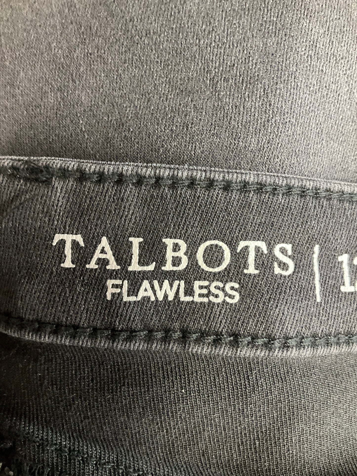 Black Jeans Jeggings Talbots, Size 12