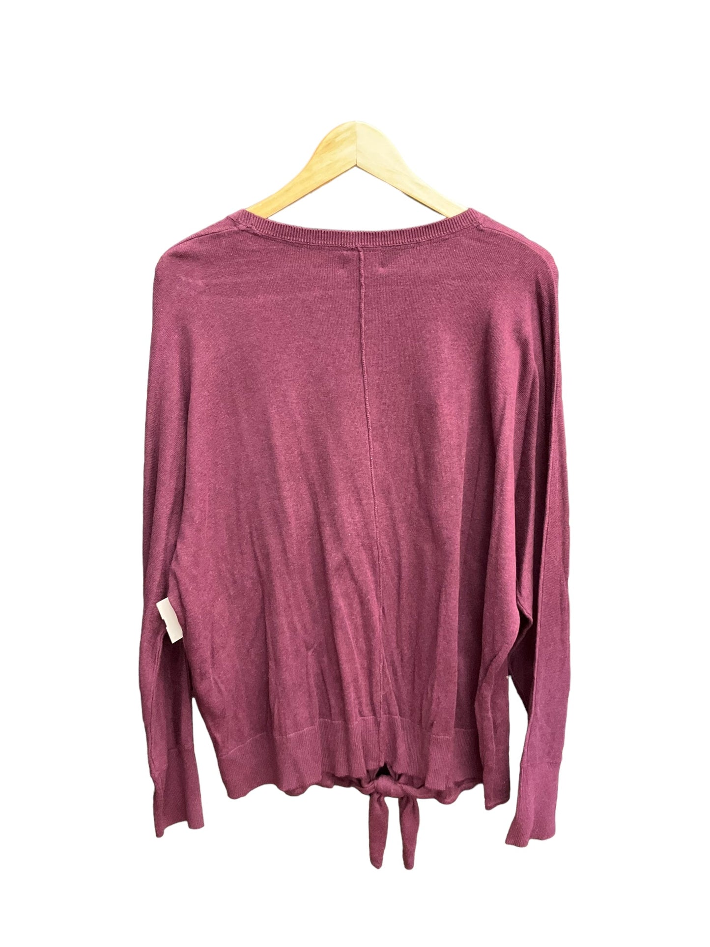 Mauve Top Long Sleeve Style And Company, Size Xl
