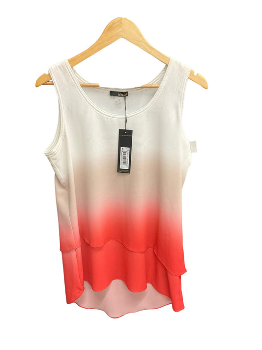 Multi-colored Top Sleeveless Clothes Mentor, Size S