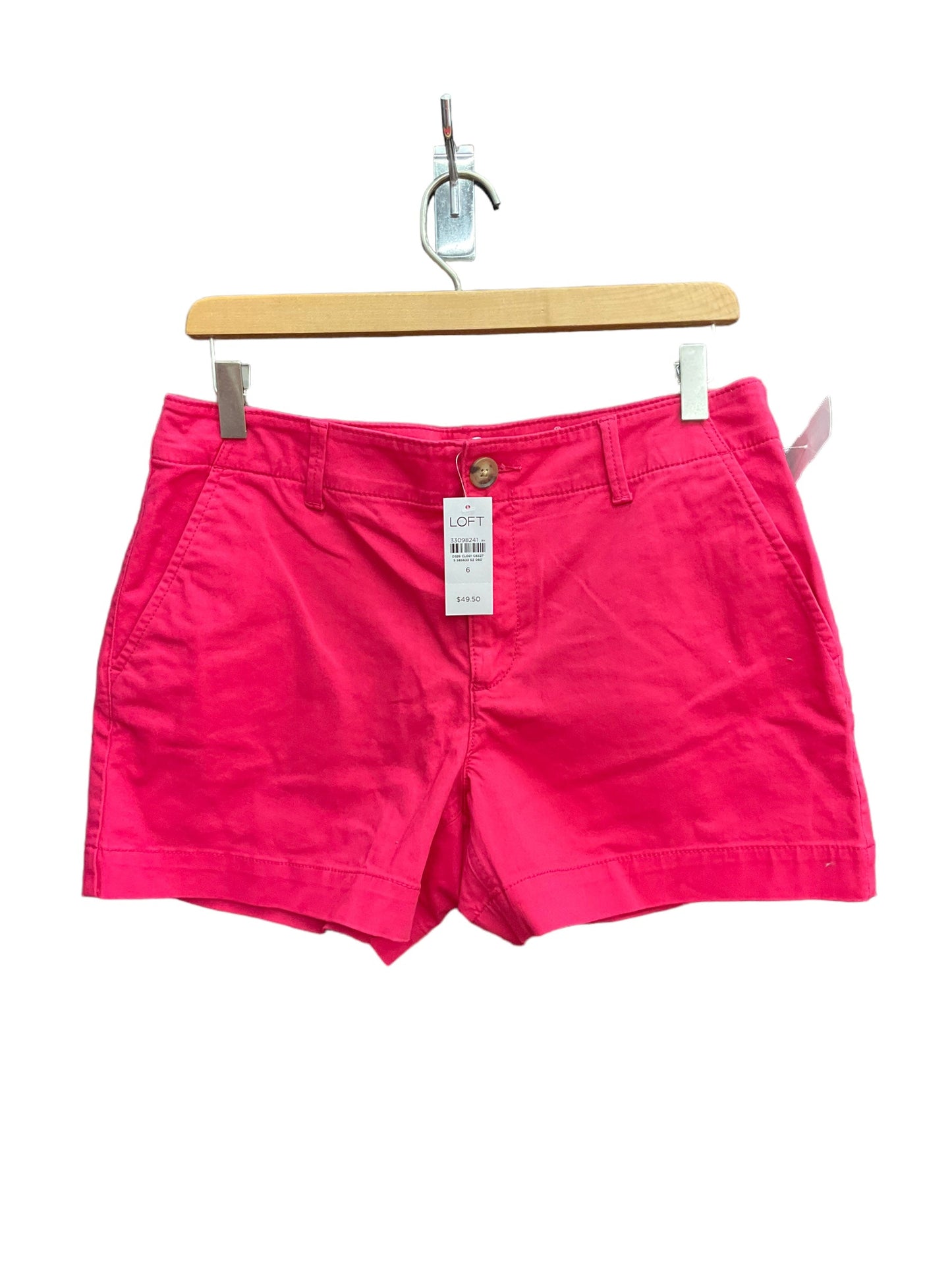 Pink Shorts Loft, Size 6