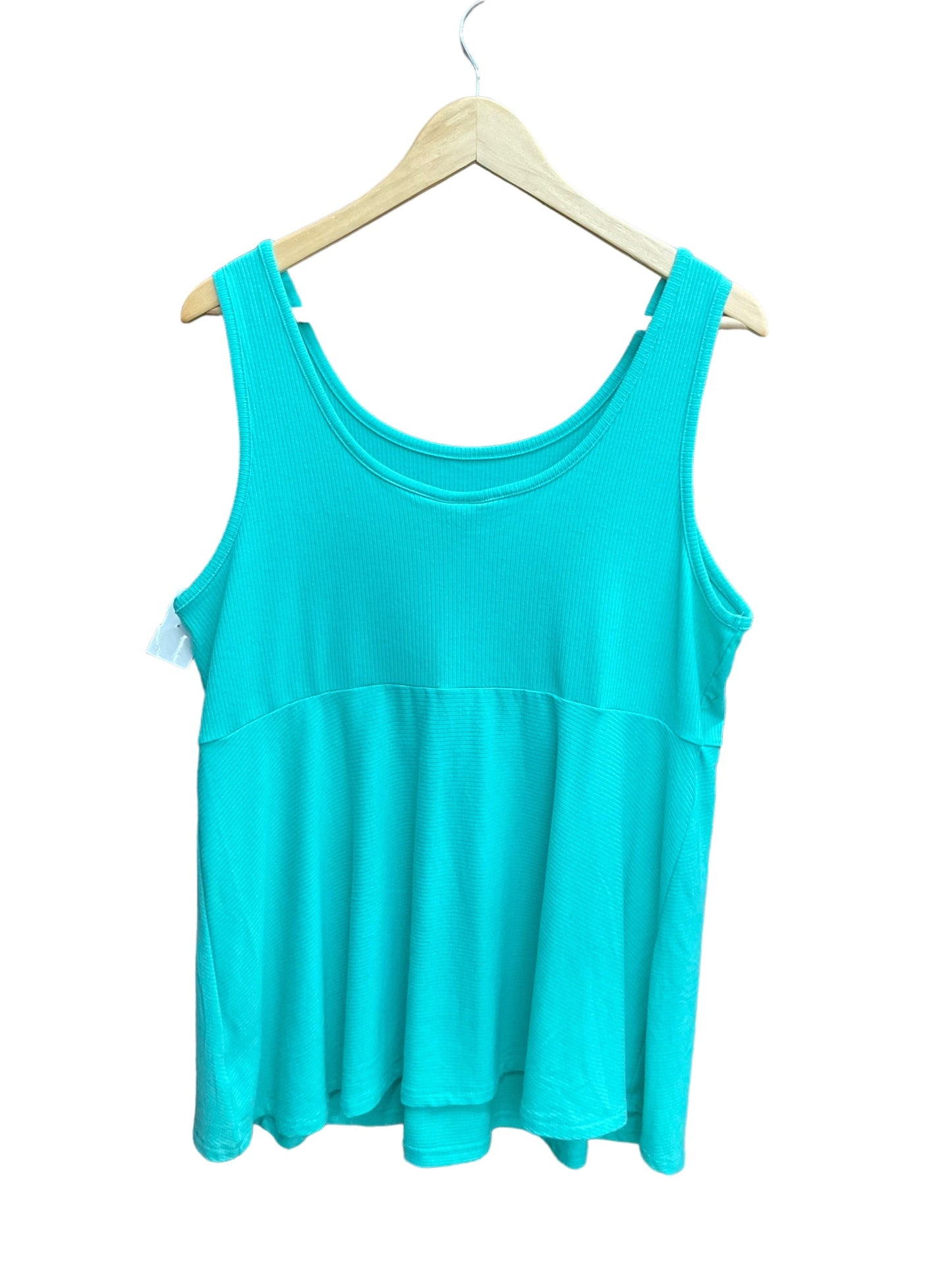 Aqua Top Sleeveless Torrid, Size 2