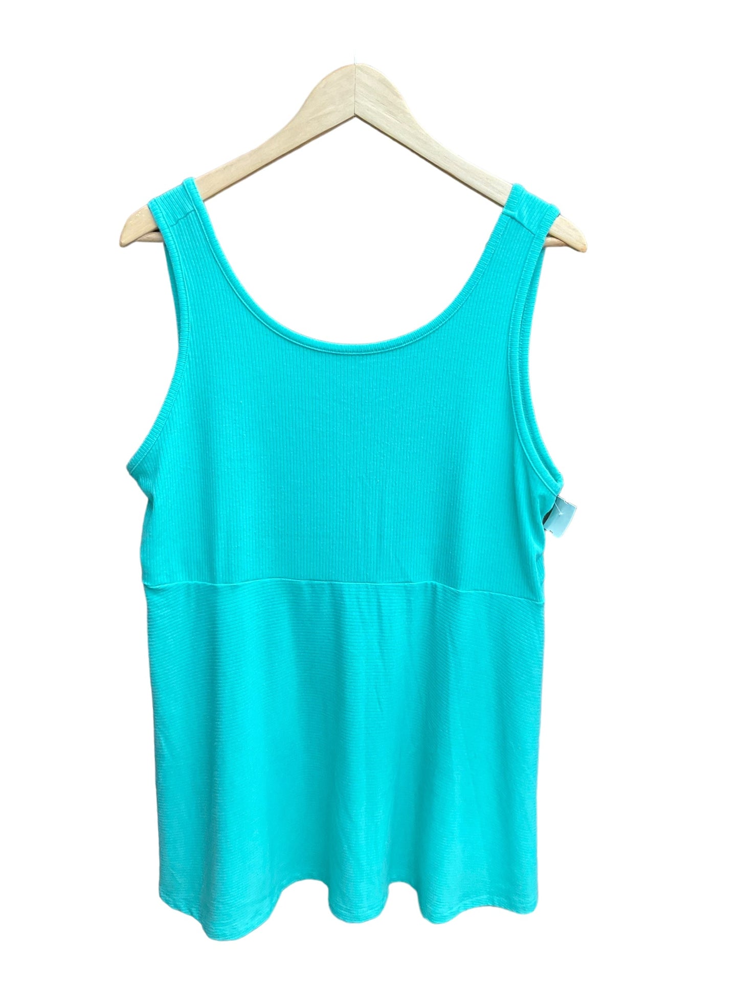 Aqua Top Sleeveless Torrid, Size 2