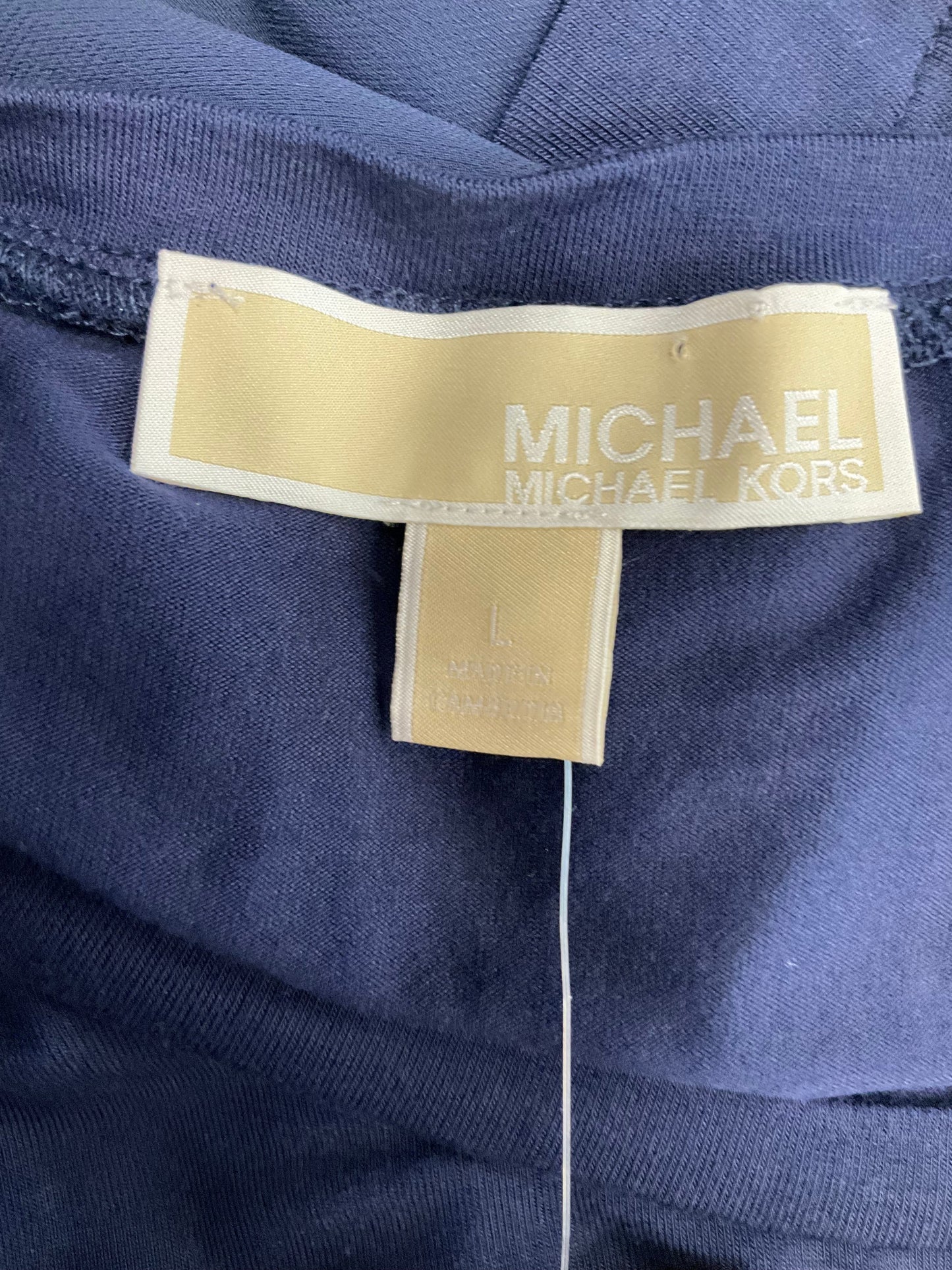Navy Top Sleeveless Michael By Michael Kors, Size L