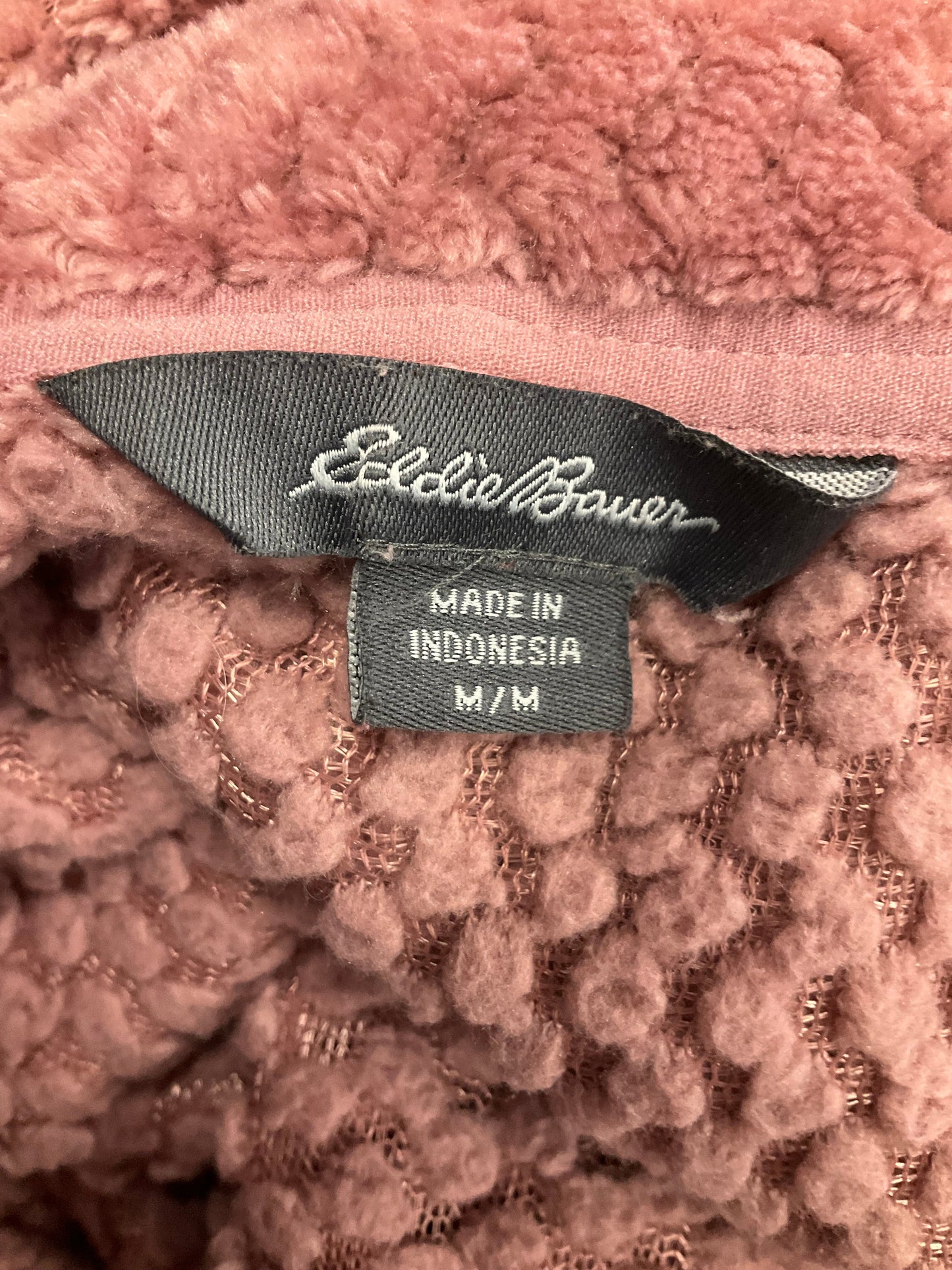 Top Long Sleeve By Eddie Bauer In Pink, Size: M