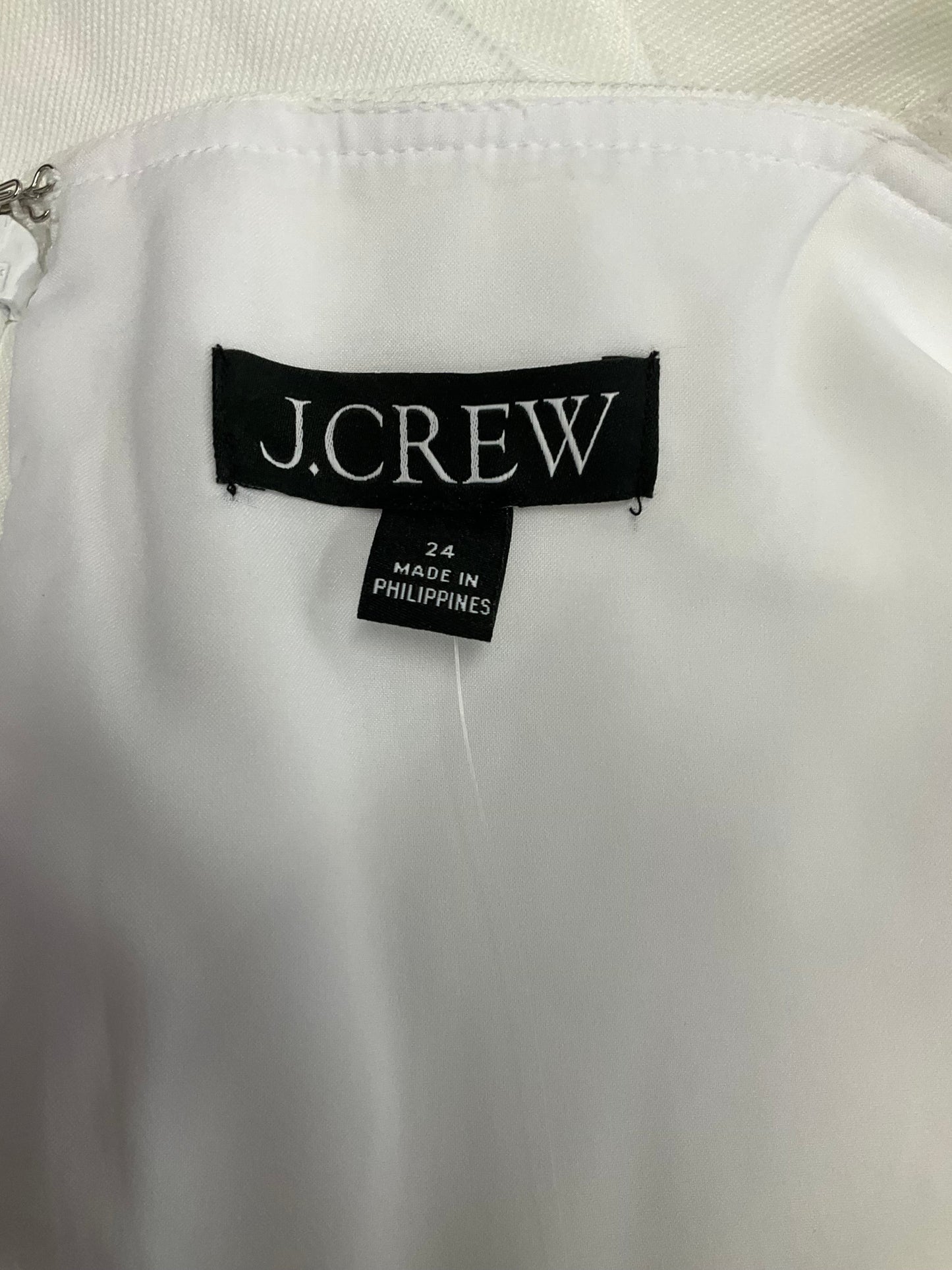 White Dress Casual Short J. Crew, Size 24