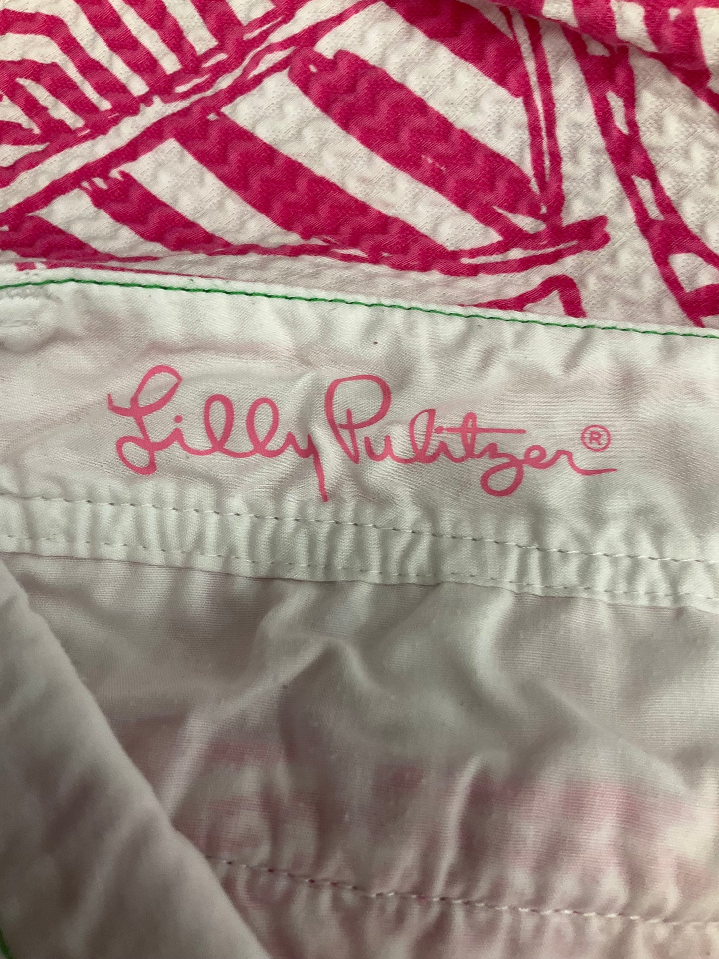 Pink & White Shorts Lilly Pulitzer, Size 6