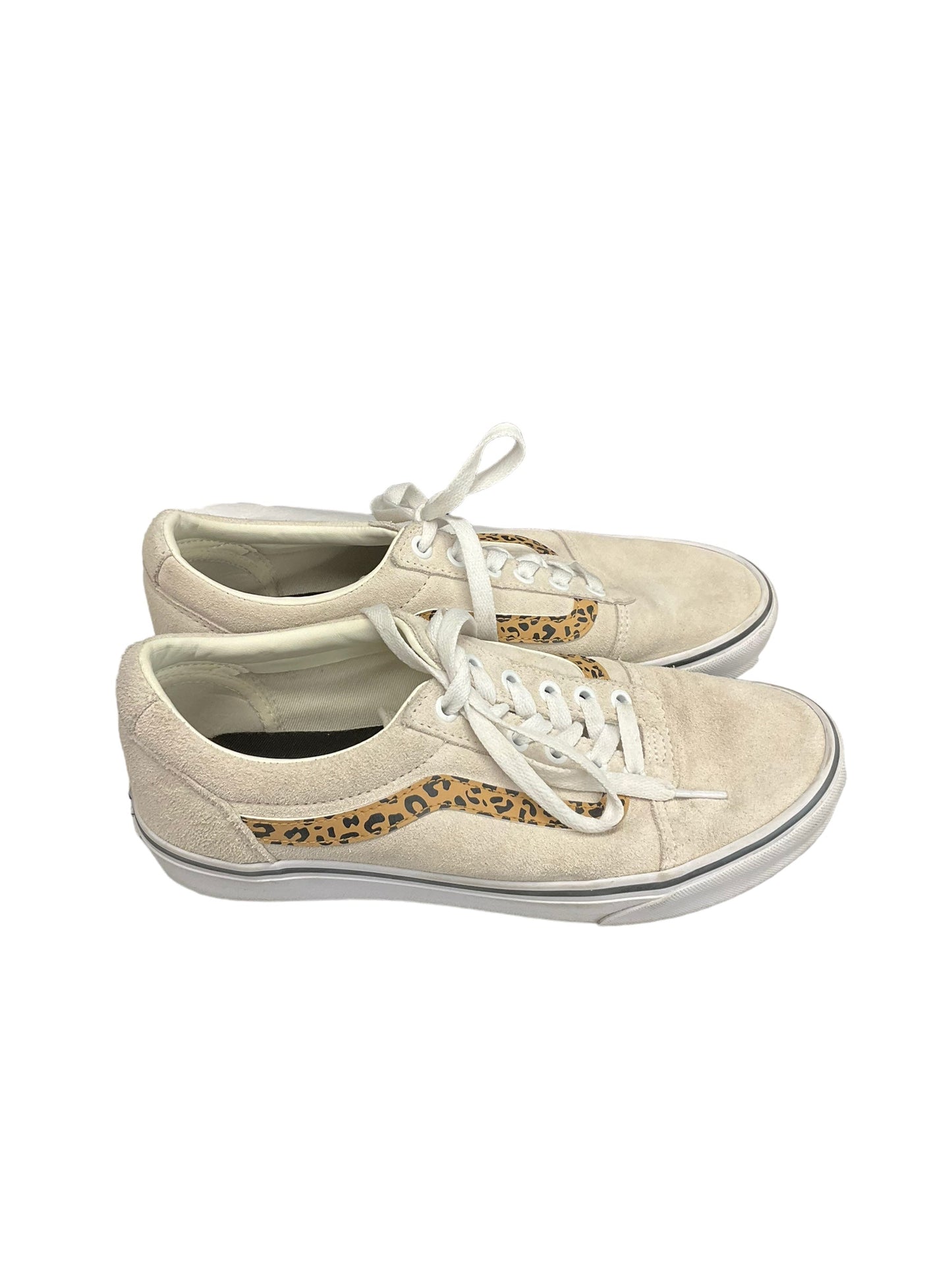 Tan Shoes Sneakers Vans, Size 10