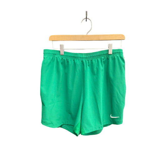 Athletic Shorts By Nike Apparel In Green, Size: S