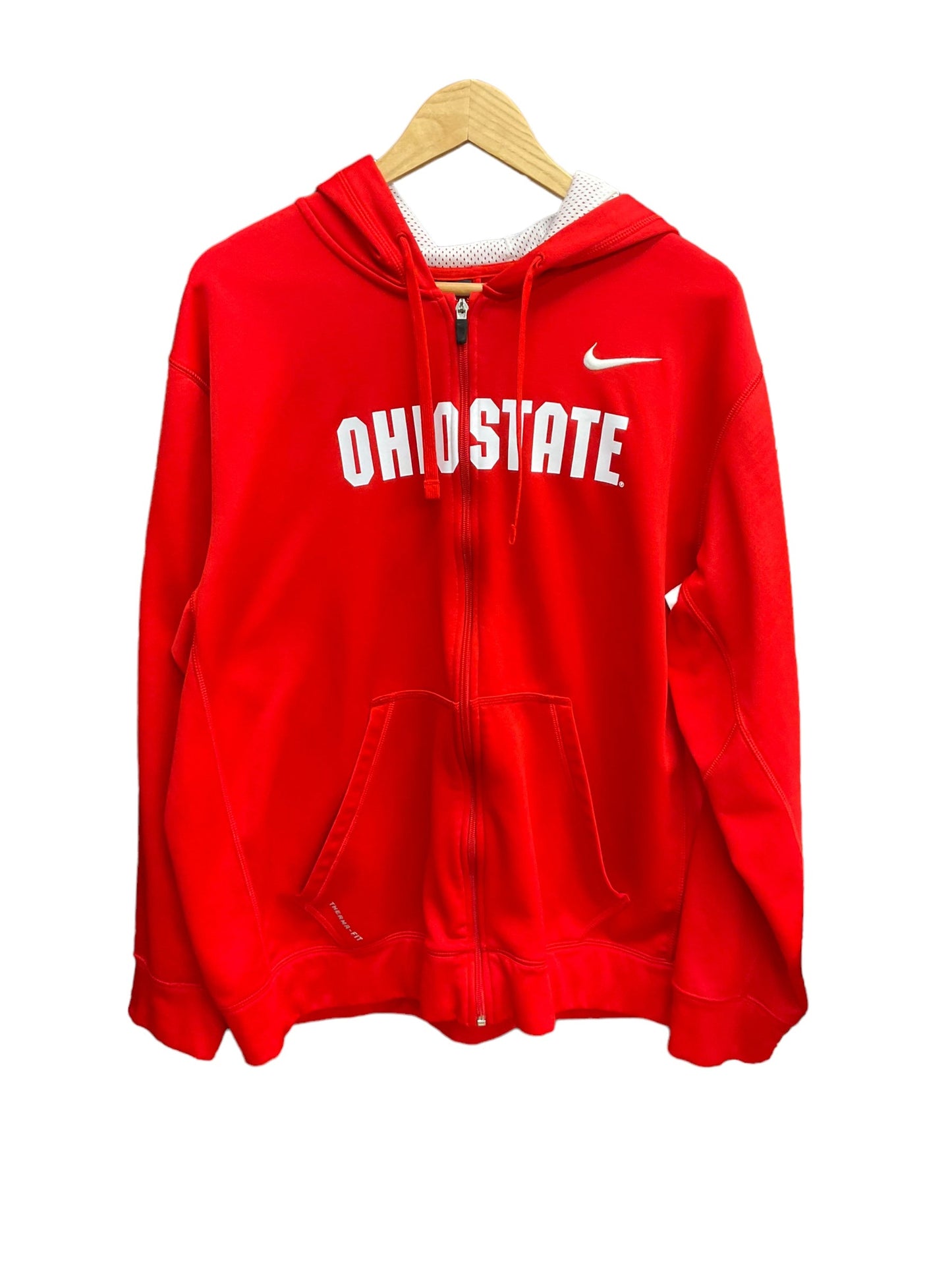 Athletic Sweatshirt Hoodie By Nike Apparel In Red, Size: Xl