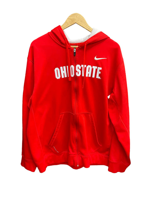 Athletic Sweatshirt Hoodie By Nike Apparel In Red, Size: Xl