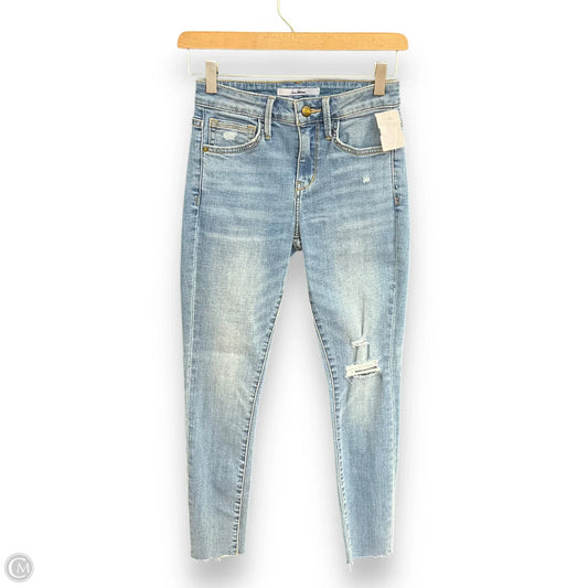 Jeans Straight By Adriano Goldschmied In Blue Denim, Size: 00