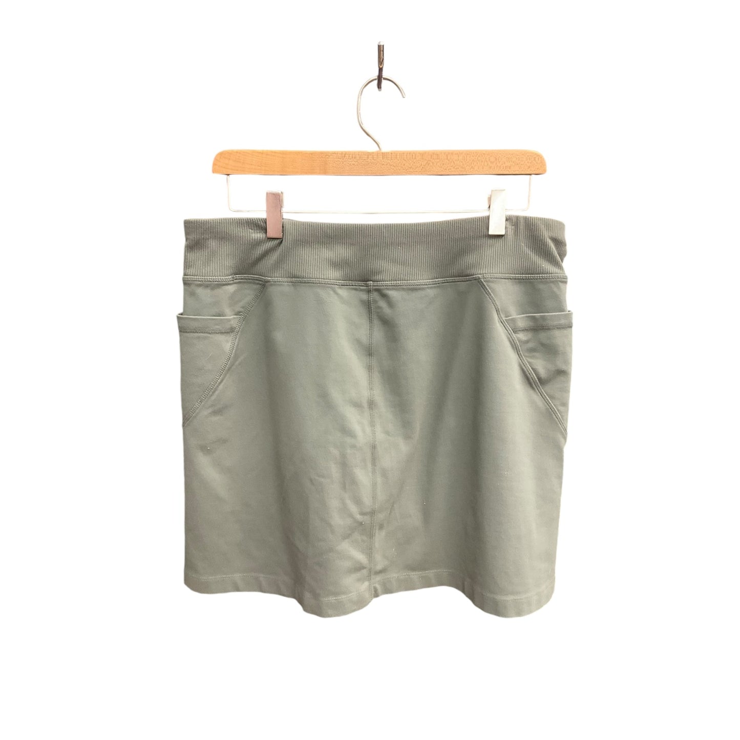 Athletic Skort By Athleta In Green, Size: L