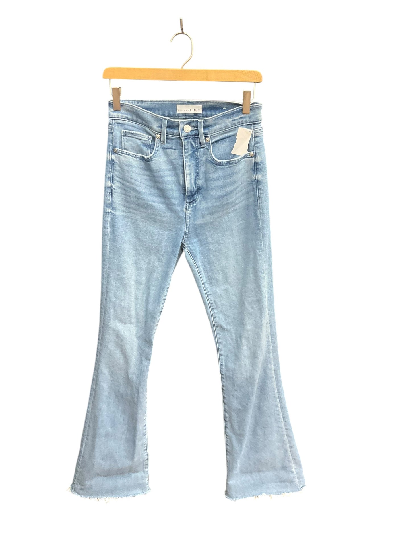 Jeans Flared By Loft In Blue, Size: 0