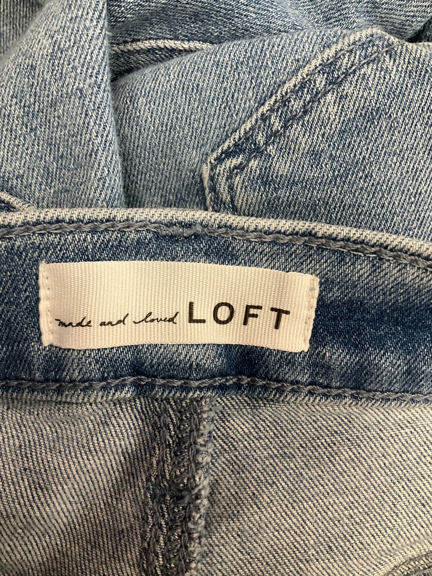 Jeans Flared By Loft In Blue, Size: 0