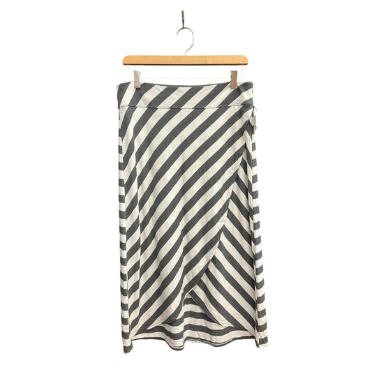 Skirt Midi By Athleta In Striped Pattern, Size: M