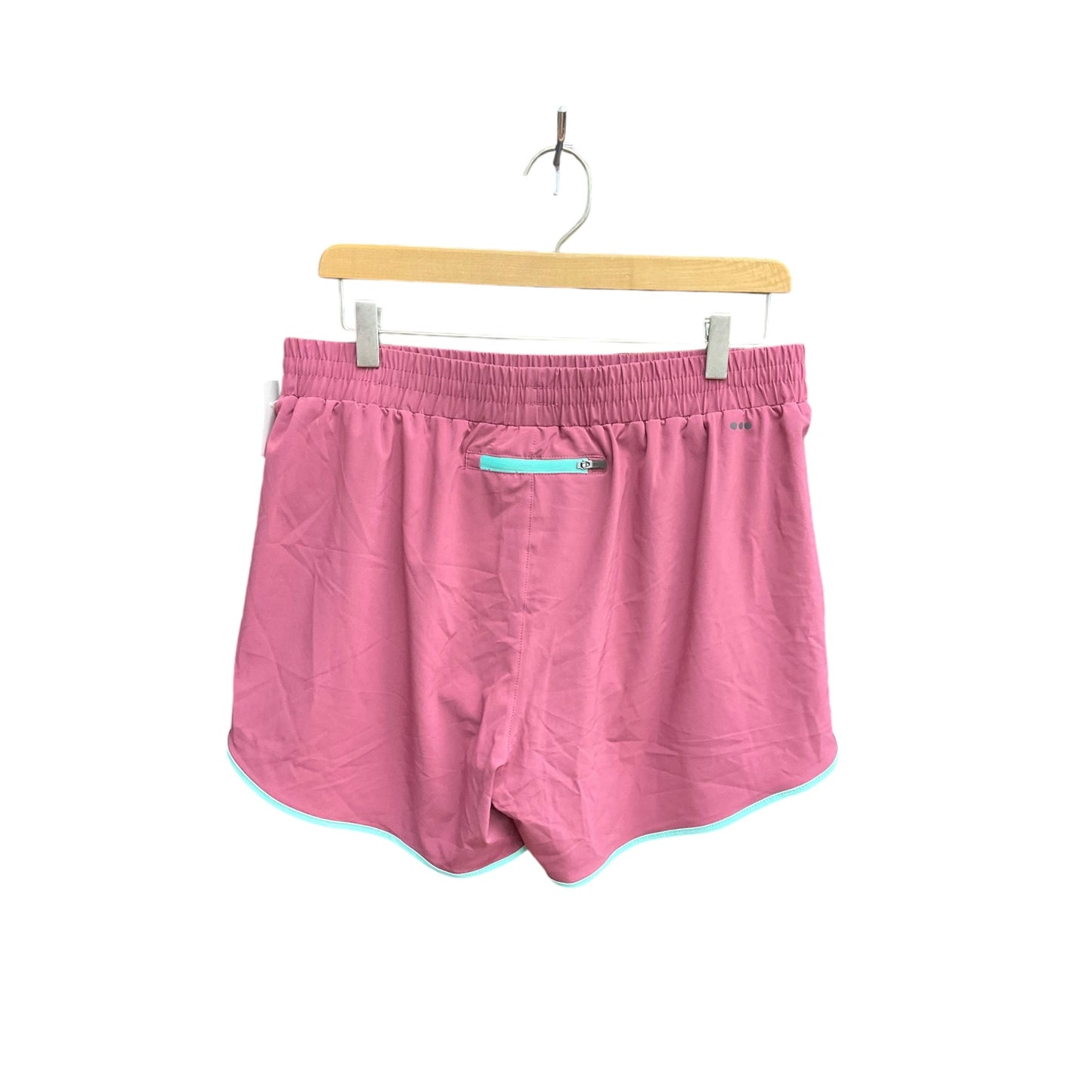 Athletic Shorts By Saucony In Pink, Size: L