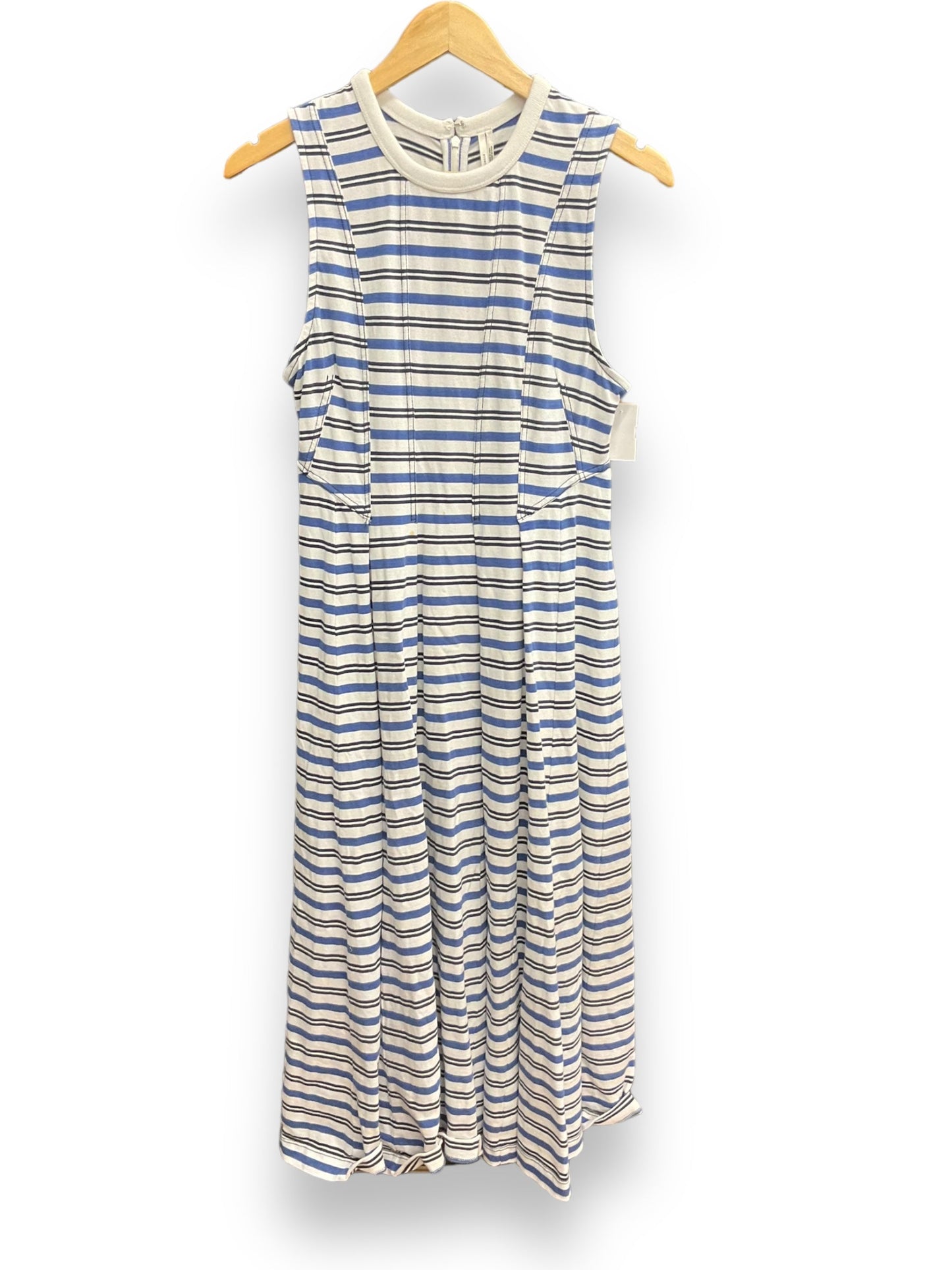 Dress Casual Midi By Anthropologie In Striped Pattern, Size: S