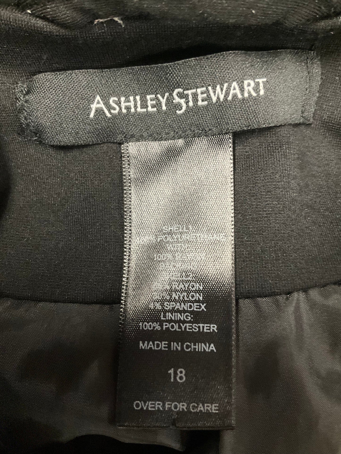 Jacket Moto By Ashley Stewart In Black, Size: 1x