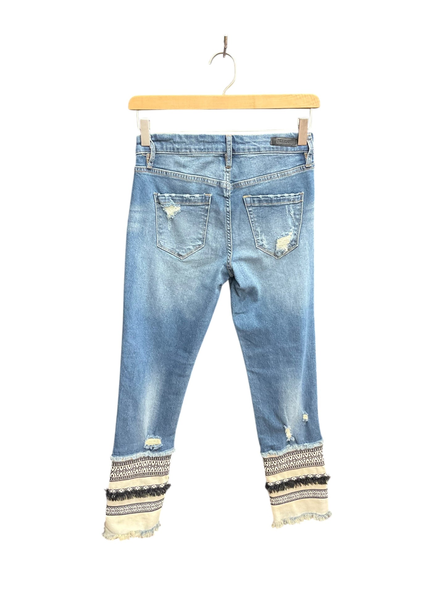 Jeans Cropped By Blanknyc In Blue Denim, Size: 0