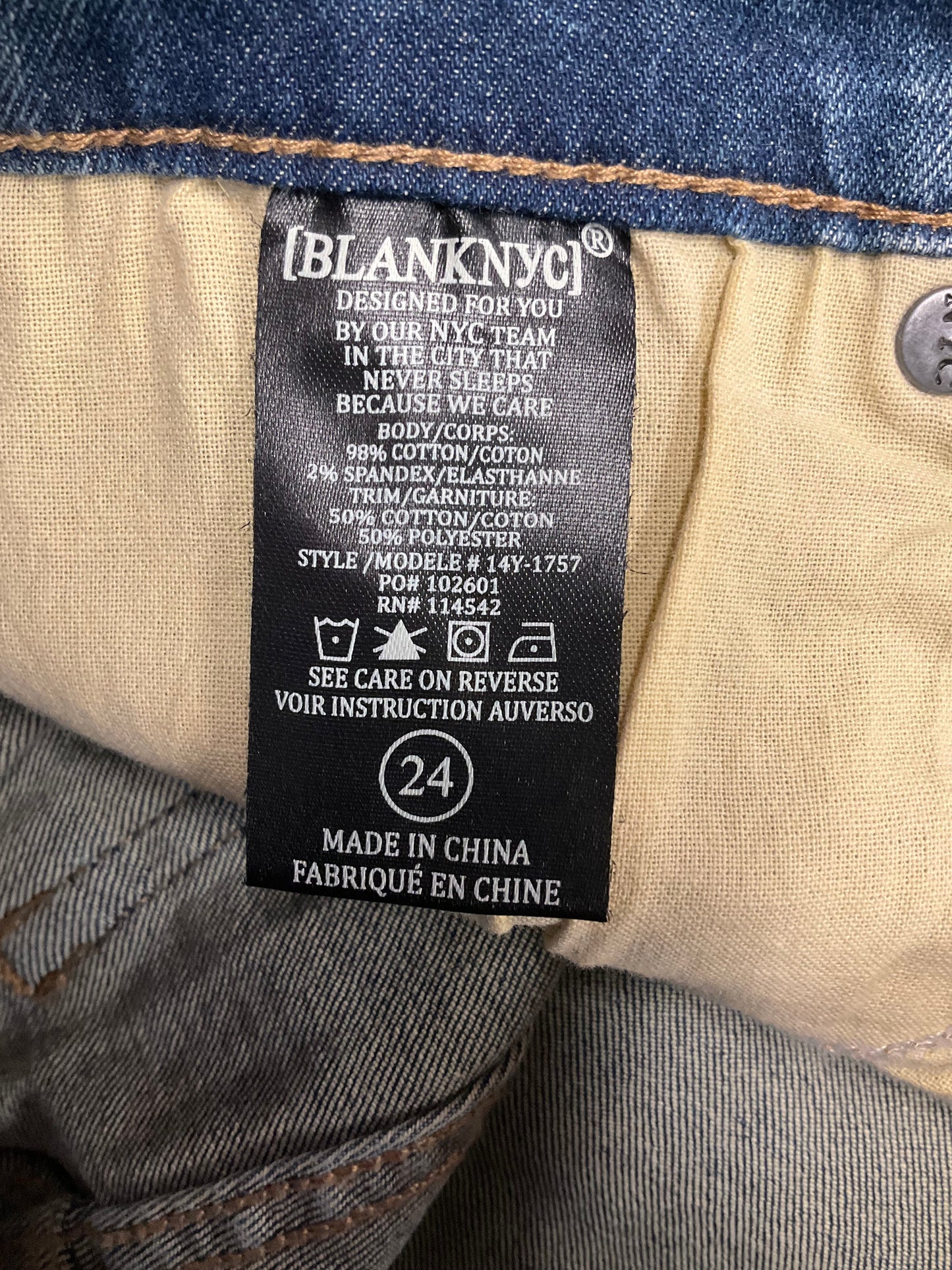 Jeans Cropped By Blanknyc In Blue Denim, Size: 0