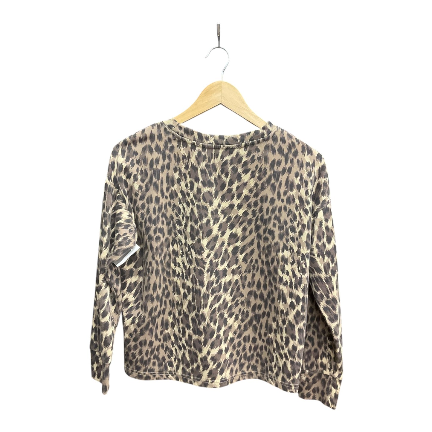 Top Long Sleeve By Banana Republic In Animal Print, Size: Xs