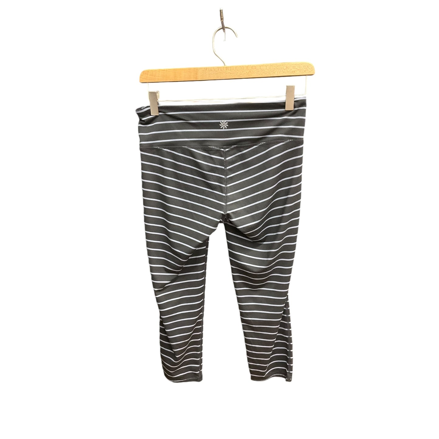 Athletic Capris By Athleta In Black & Grey, Size: S