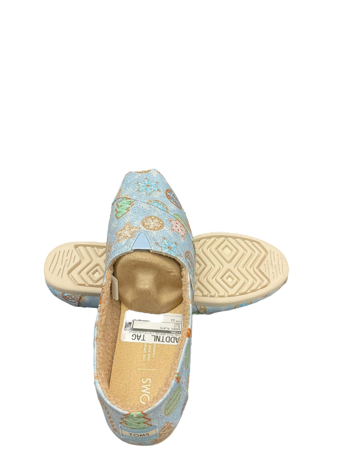 Shoes Flats By Toms In Blue, Size: 11