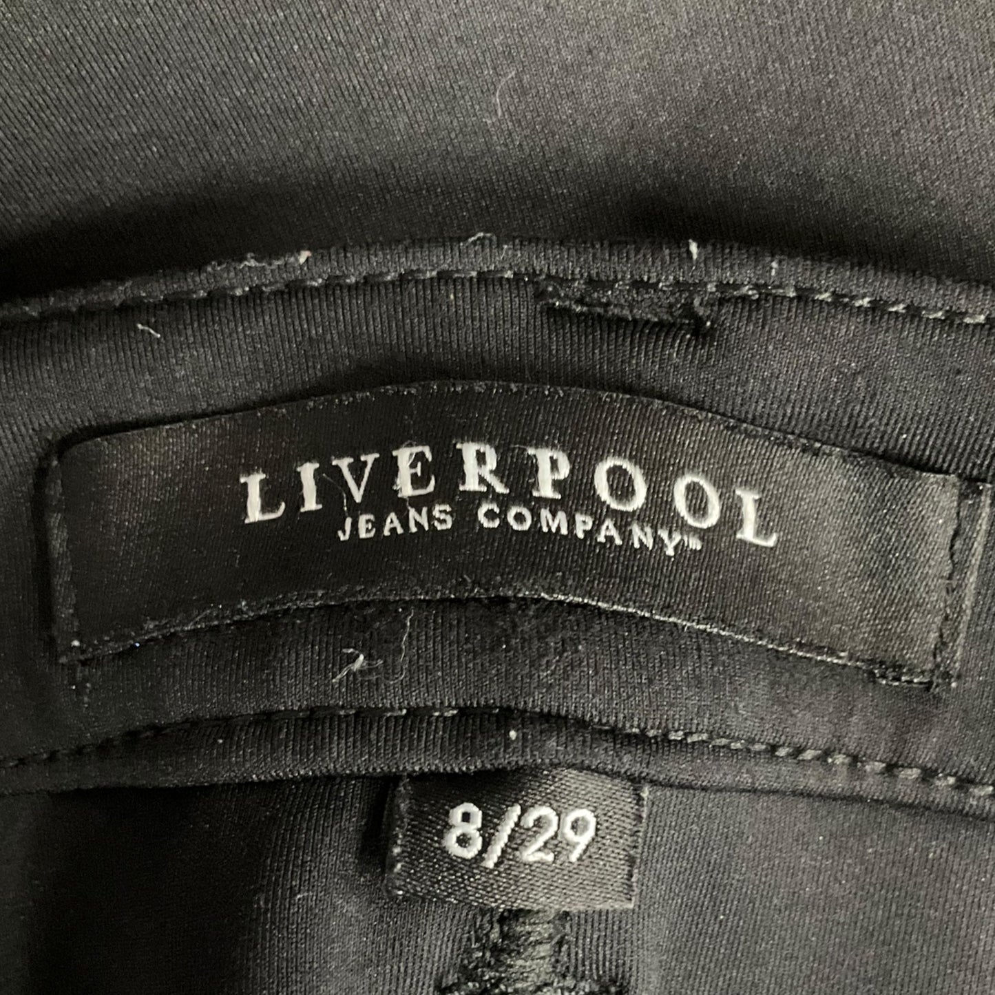 Pants Dress By Liverpool In Black, Size: 8