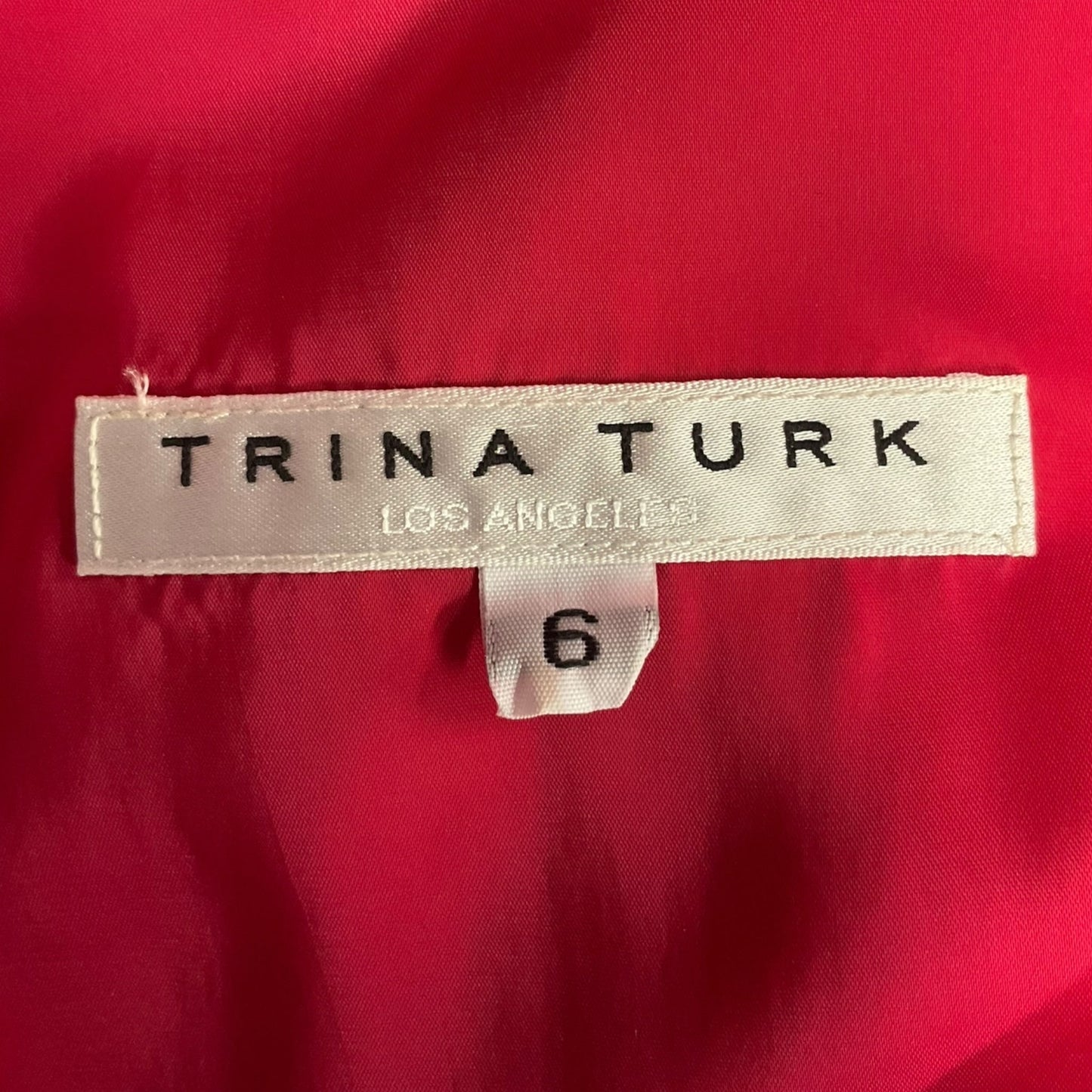 Dress Casual Short By Trina Turk In Pink, Size: M