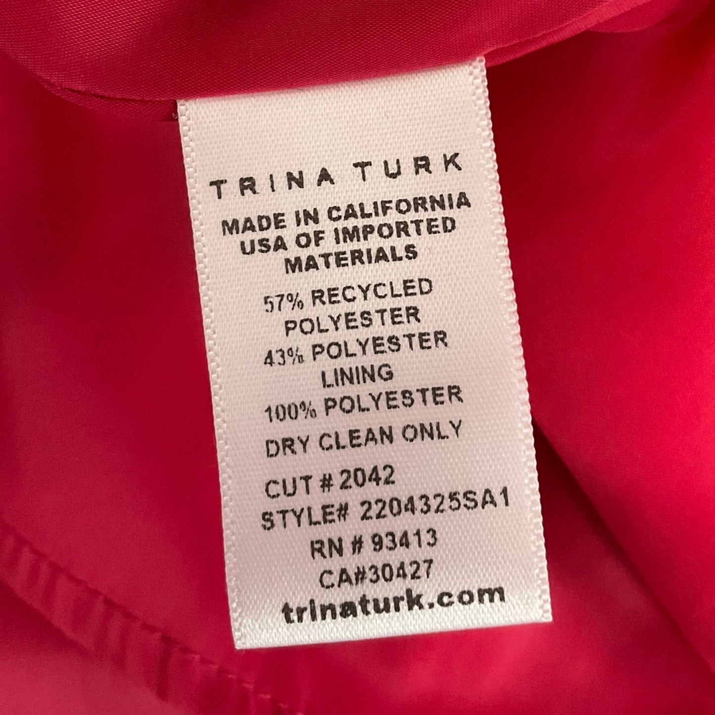 Dress Casual Short By Trina Turk In Pink, Size: M