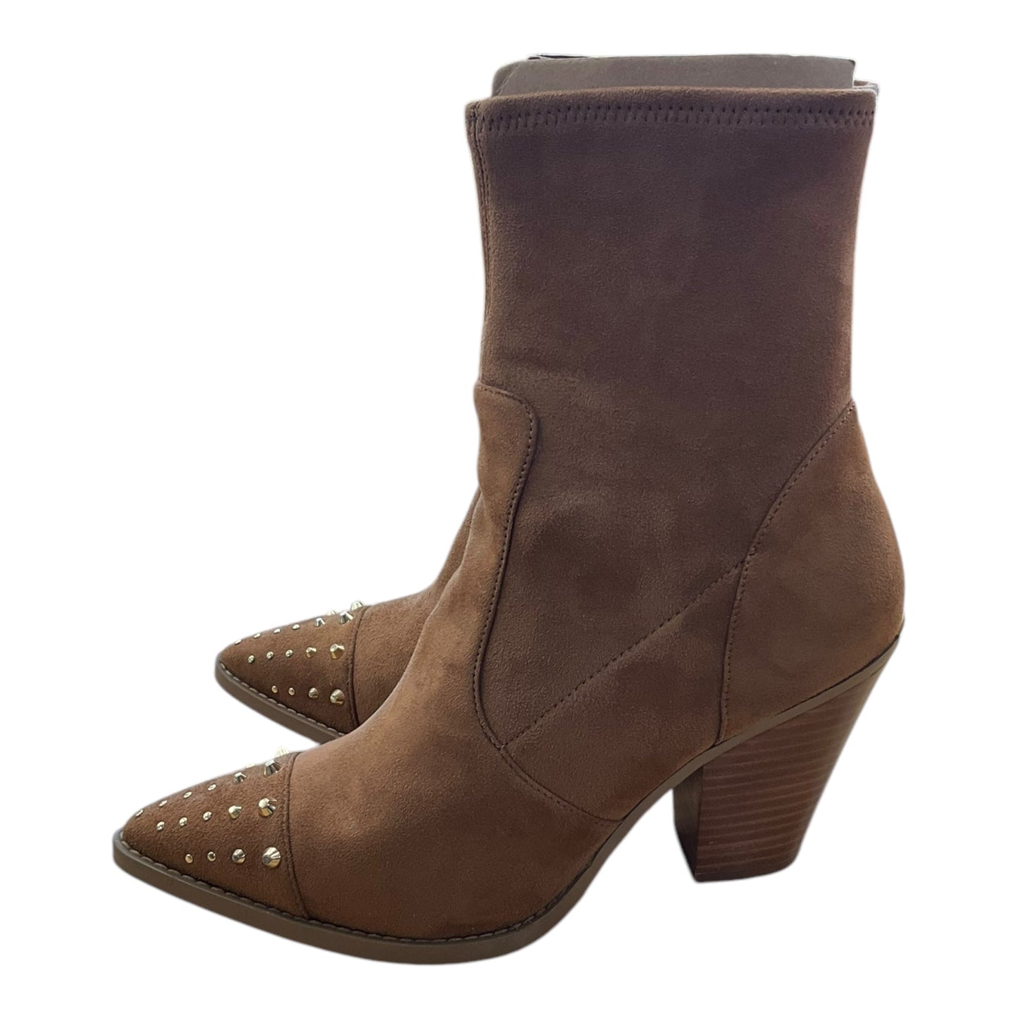 Boots Designer By Michael Kors In Brown, Size: 9.5