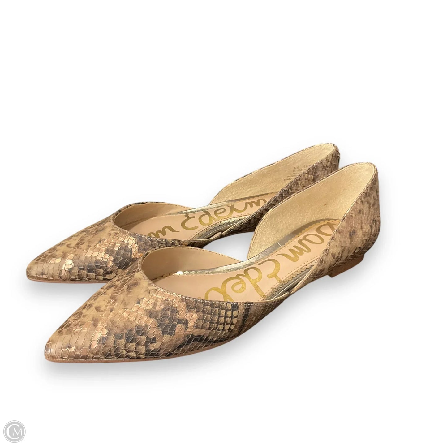 Shoes Flats By Sam Edelman In Snakeskin Print, Size: 6